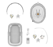Колыбель-кровать Lionelo BELLA SET GREY CONCRETE