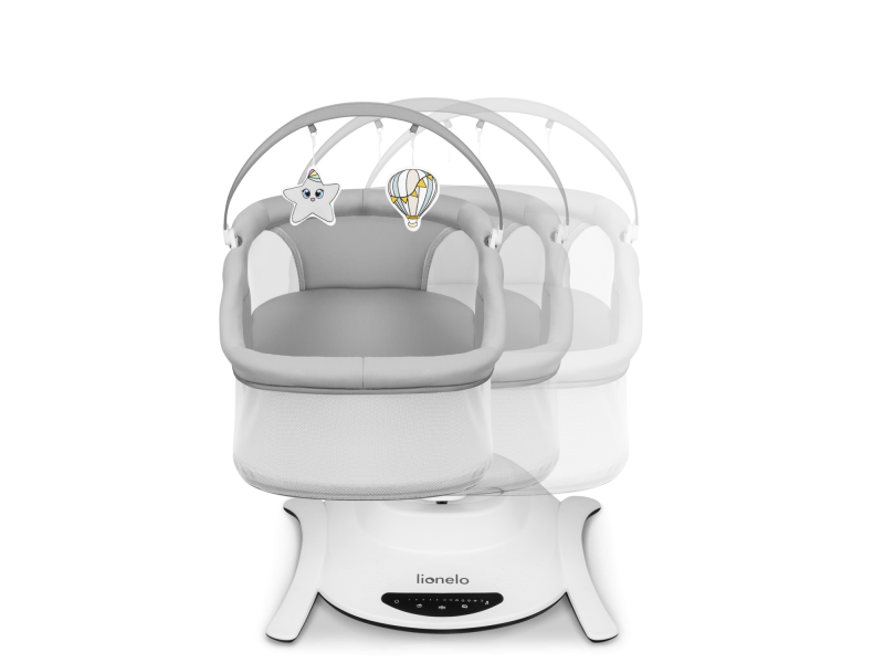 Гойдалка-ліжко Lionelo BELLA SET GREY CONCRETE, Фото 3