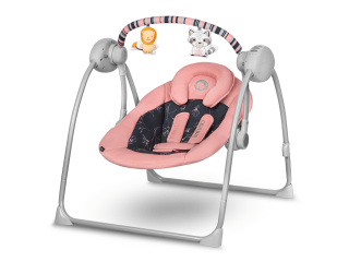 Дитяче крісло-гойдалка Lionelo RUBEN PINK BABY