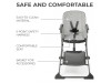 Стульчик для кормления Kinderkraft Foldee Grey (KHFOLD00GRY0000), Фото 25