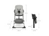 Стульчик для кормления Kinderkraft Foldee Grey (KHFOLD00GRY0000), Фото 16