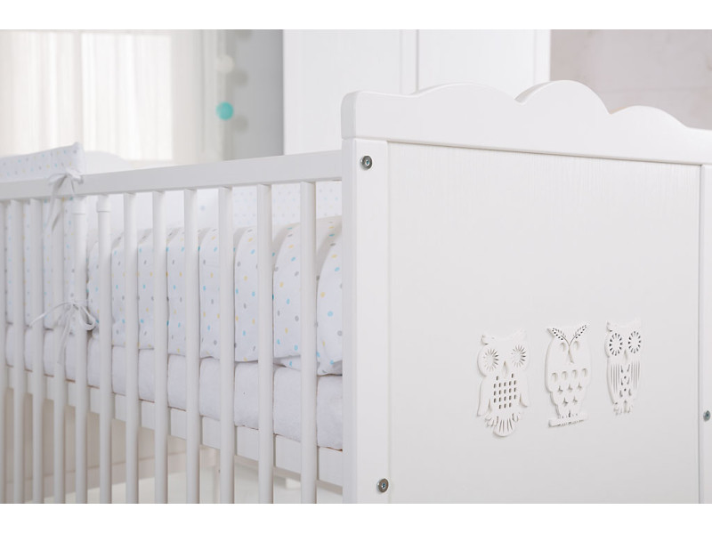 Дитяче ліжечко KLUPS MARSELL White 120х60, Фото 4