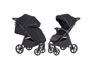 Прогулянкова коляска CARRELLO Bravo CRL-5515 Jet Black 2024 NF /1/