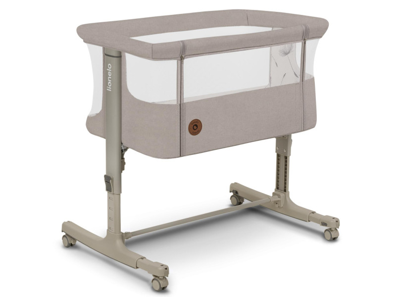 Ліжечко приставне Lionelo AURORA BEIGE SAND, Фото 1