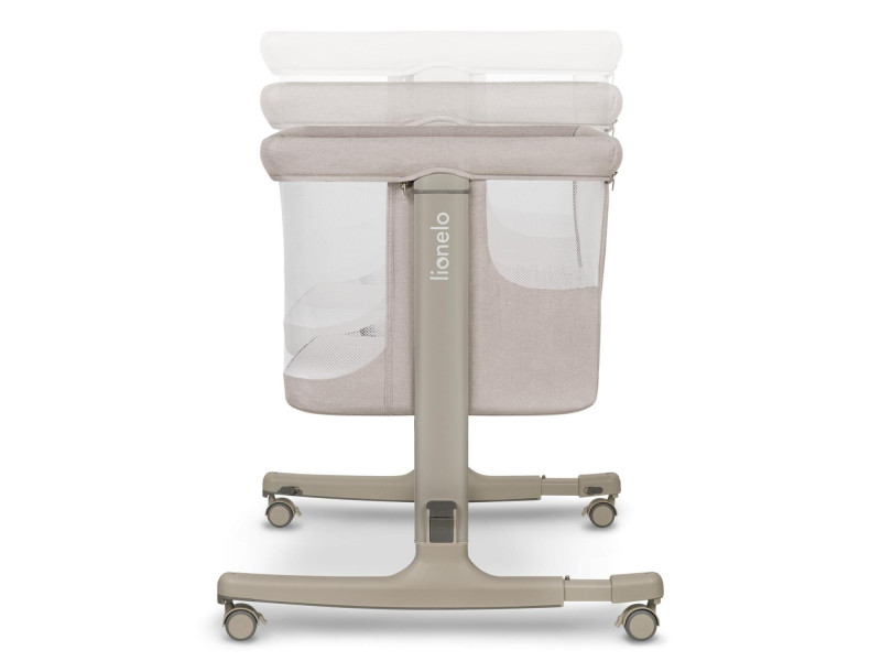 Ліжечко приставне Lionelo AURORA BEIGE SAND, Фото 4