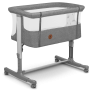 Ліжечко приставне Lionelo AURORA GREY CONCRETE