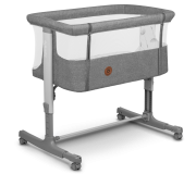 Ліжечко приставне Lionelo AURORA GREY CONCRETE