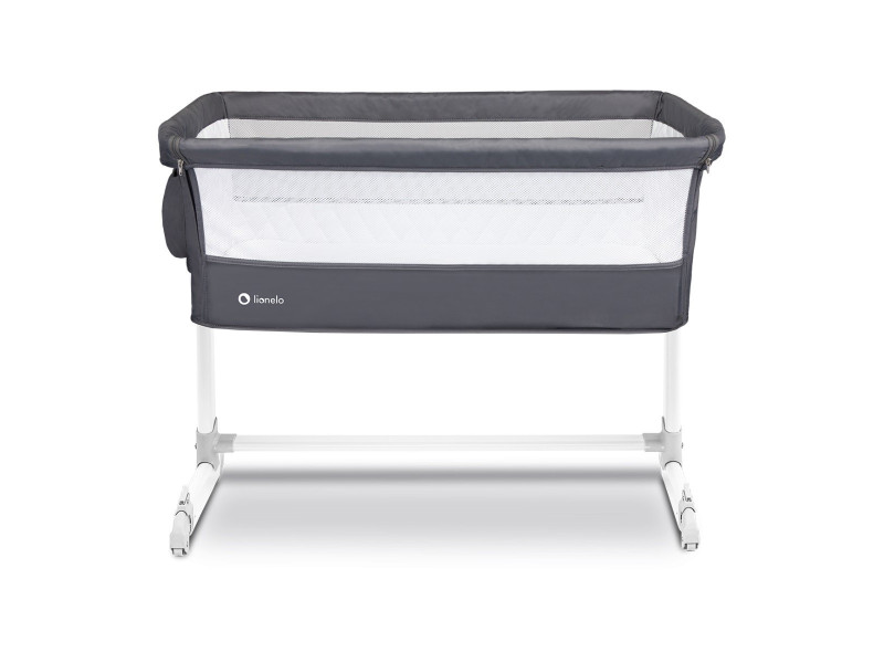 Ліжечко приставне Lionelo THEO DARK GREY, Фото 3