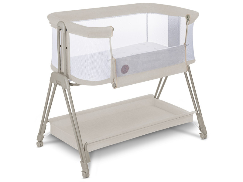 Ліжечко приставне Lionelo LUNA BEIGE SAND, Фото 1