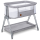 Кроватка приставная Lionelo LUNA GREY CONCRETE