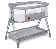 Ліжечко приставне Lionelo LUNA GREY CONCRETE