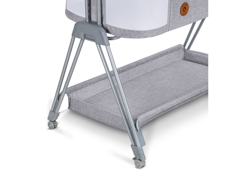 Кроватка приставная Lionelo LUNA GREY CONCRETE, Фото 5