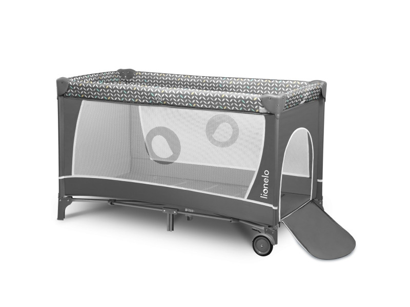 Ліжечко-манеж Lionelo FLOWER GREY SCANDI, Фото 3