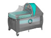 Ліжечко-манеж Lionelo SVEN PLUS TURQUOISE / GREY, Фото 8