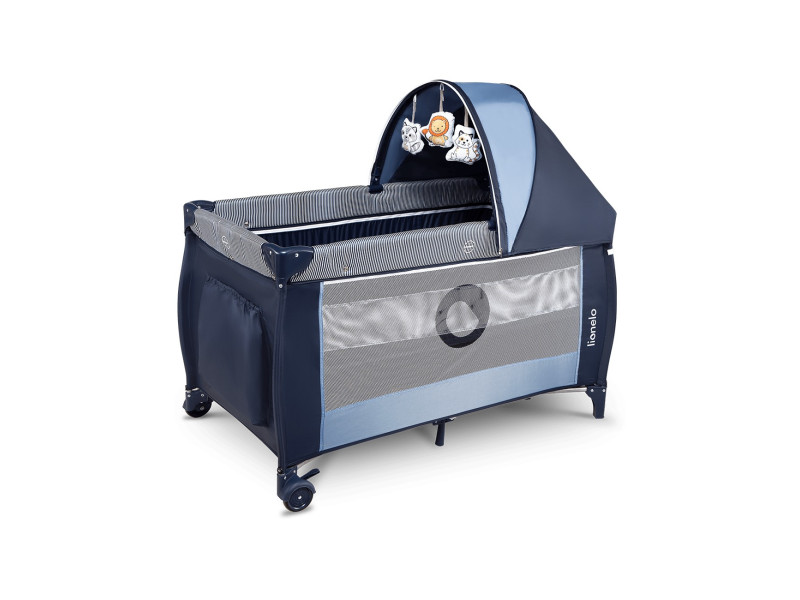Ліжечко-манеж Lionelo SVEN PLUS BLUE NAVY, Фото 5