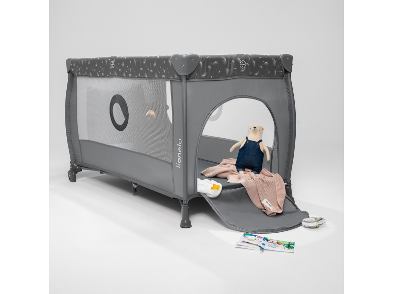 Манеж Lionelo STEFI PLUS GREY WHITE, Фото 3