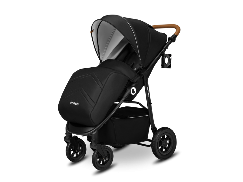 Прогулочная коляска Lionelo NATT BLACK ONYX, Фото 4
