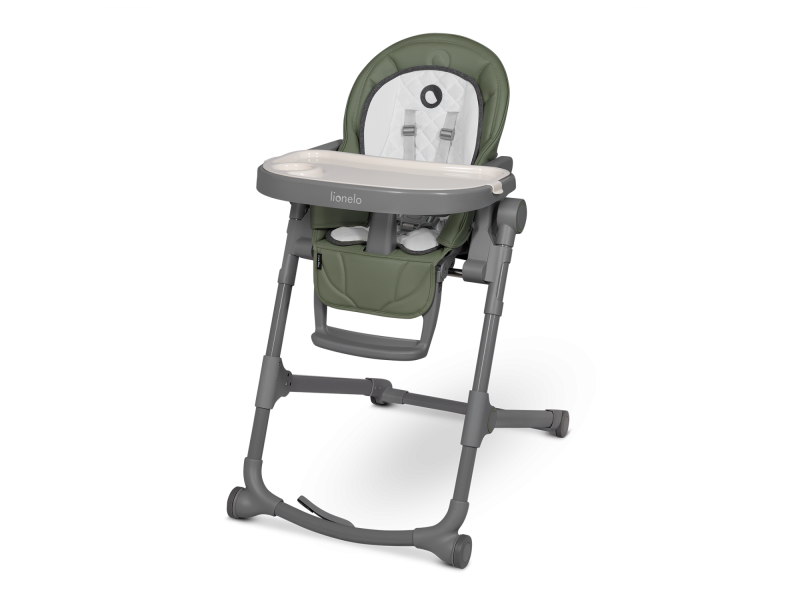Стілець для годування Lionelo CORA PLUS GREEN OLIVE, Фото 3