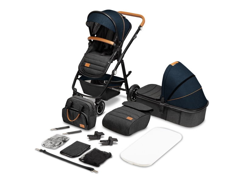 Универсальная коляска 2 в 1 Lionelo AMBER BLUE NAVY, Фото 5
