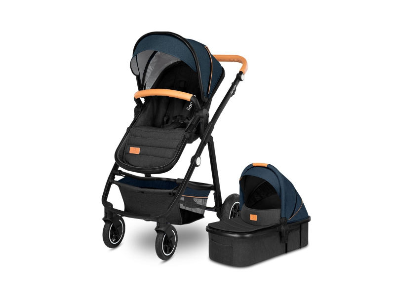 Універсальна коляска 2 в 1 Lionelo AMBER BLUE NAVY, Фото 3
