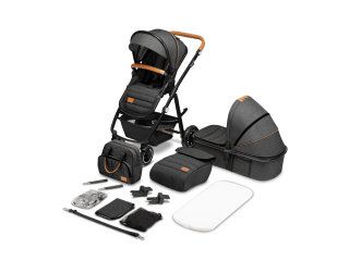 Універсальна коляска 2 в 1 Lionelo AMBER GREY GRAPHITE