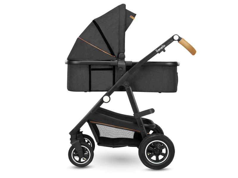 Універсальна коляска 2 в 1 Lionelo AMBER GREY GRAPHITE, Фото 4