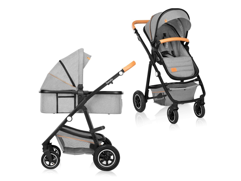 Універсальна коляска 2 в 1 Lionelo AMBER GREY STONE, Фото 4