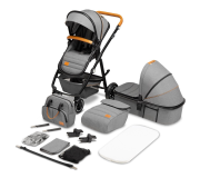 Універсальна коляска 2 в 1 Lionelo AMBER GREY STONE