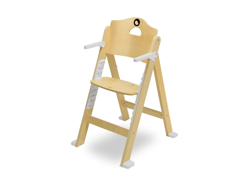 Стілець для годування Lionelo FLORIS NATURAL WHITE, Фото 4