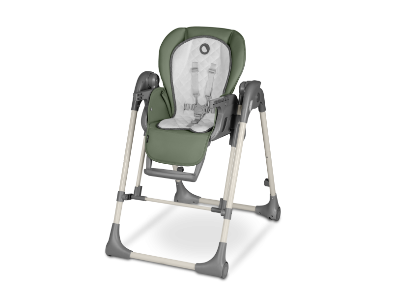 Стілець для годування з функцією гойдалки Lionelo LAURICE GREEN OLIVE, Фото 3