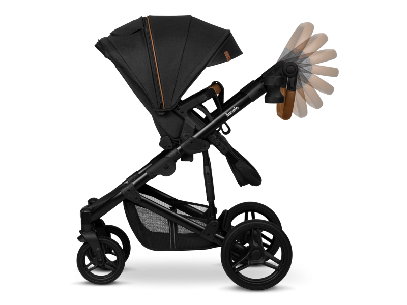 Універсальна коляска 2 в 1 Lionelo MARI TOUR BLACK ONYX, Фото 3