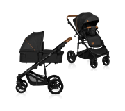 Универсальная коляска 2 в 1 Lionelo MARI TOUR BLACK ONYX