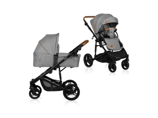 Універсальна коляска 2 в 1 Lionelo MARI TOUR GREY STONE
