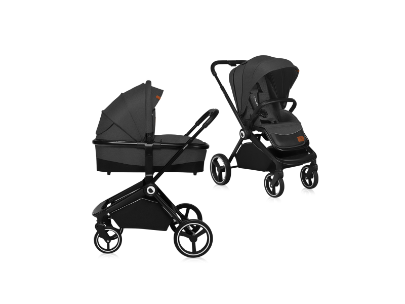 Універсальна коляска 2 в 1 Lionelo MIKA 2IN1 GREY GRAPHITE, Фото 1