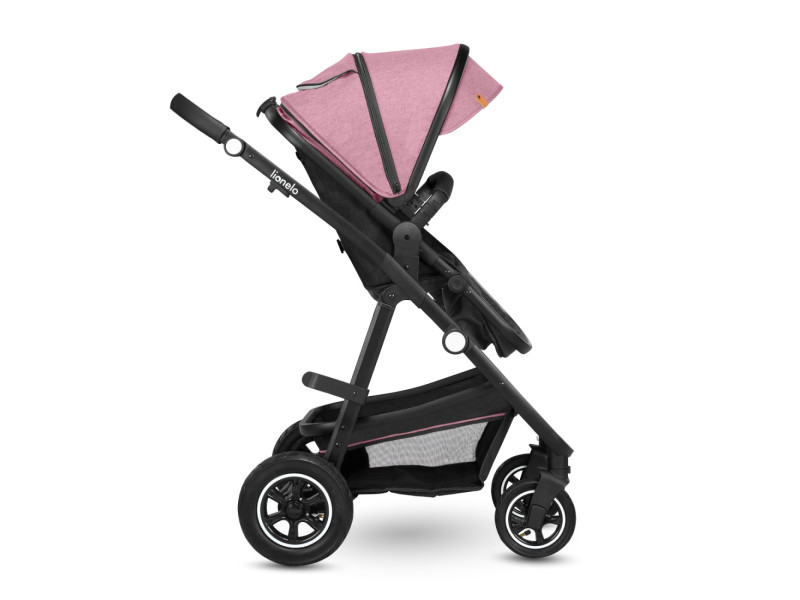 Универсальная коляска 3 в 1 Lionelo AMBER PINK ROSE, Фото 4