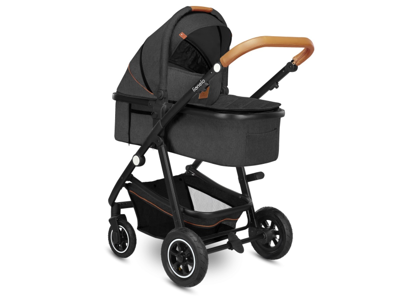 Універсальна коляска 3 в 1 Lionelo AMBER GREY GRAPHITE, Фото 3