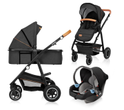 Универсальная коляска 3 в 1 Lionelo AMBER GREY GRAPHITE