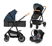 Универсальная коляска 3 в 1 Lionelo AMBER BLUE NAVY