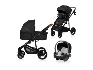 Універсальна коляска 3 в 1 Lionelo MARI TOUR BLACK ONYX