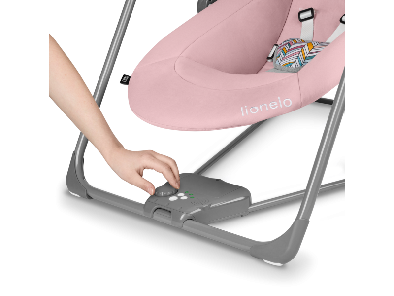 Шезлонг Lionelo OTTO PINK BABY, Фото 4