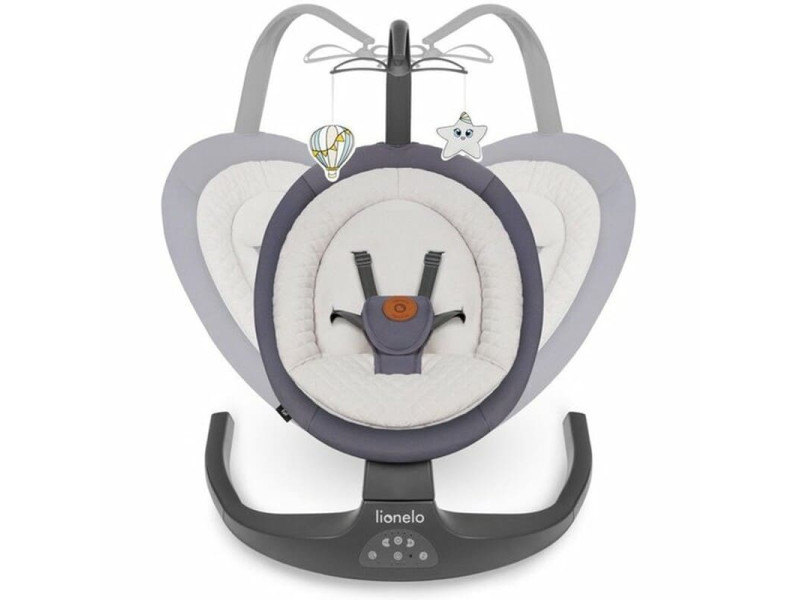 Шезлонг-гойдалка Lionelo RALF GREY GRAPHITE, Фото 4