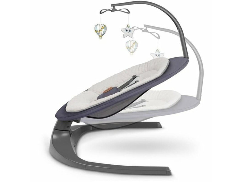 Шезлонг-гойдалка Lionelo RALF GREY GRAPHITE, Фото 5