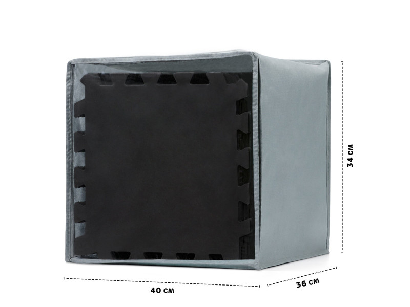 Коврик-пазл Kinderkraft Luno Black, 30 элементов (KKMLUNOBLK0000), Фото 12