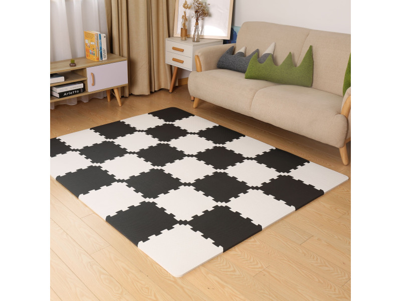 Коврик-пазл Kinderkraft Luno Black, 30 элементов (KKMLUNOBLK0000), Фото 7