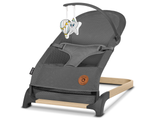 Дитячий шезлонг Lionelo JUNE AIR GREY GRAPHITE
