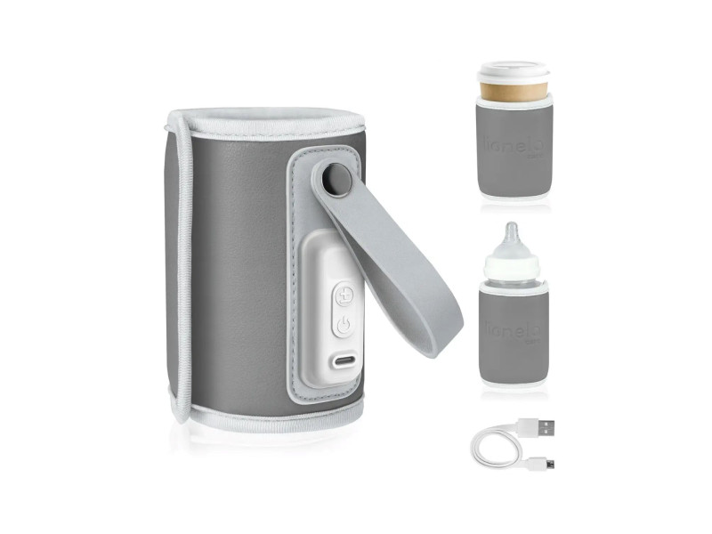 Підігрівач пляшок  Lionelo THERMUP GO GREY SILVER, Фото 3