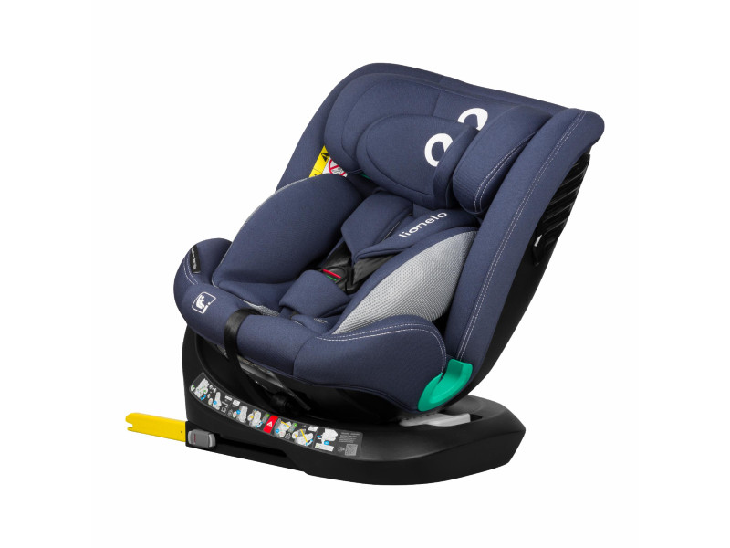 Дитяче автокрісло Lionelo BASTIAAN ONE  I-SIZE BLUE NAVY, Фото 4