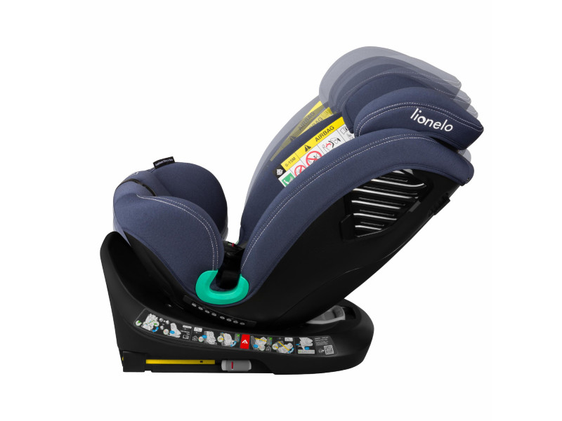 Дитяче автокрісло Lionelo BASTIAAN ONE  I-SIZE BLUE NAVY, Фото 5