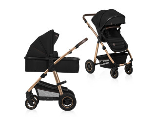 Універсальна коляска 2 в 1 Lionelo AMBER BLACK ONYX