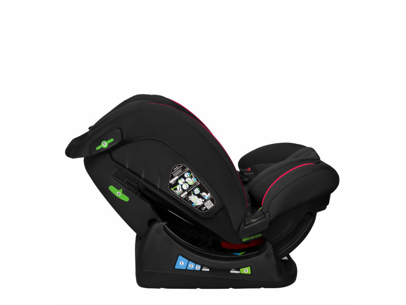 Дитяче автокрісло Lionelo AART I-SIZE BLACK CARBON RED, Фото 11
